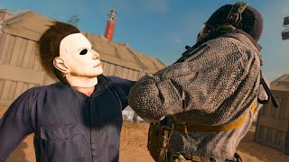 MW3 New Operator Michael Myers Haddonfield Takedown Finishing Move [upl. by Ahidam]