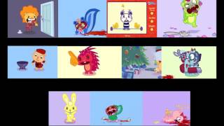 All Happy Tree Friends Smoochies Played at Once Remastered [upl. by Arabel]