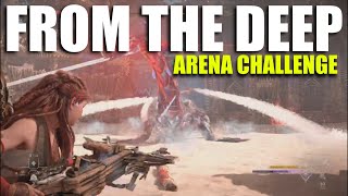 How to Beat From the Deep Arena Challenge Tideripper Snapmaws Horizon Forbidden West PS5 Gameplay [upl. by Morentz341]