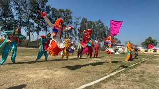 School Bhangra Performance  Arjan Vailly Dhol mix  ​⁠VishalDunkDazzler  bhangra viral [upl. by Lanos]