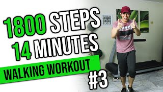 Walking Workout 3  1800 Steps in 14 Minutes  Fun Easy Family Workout  Keoni Tamayo [upl. by Yro]