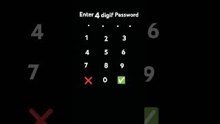 Enter 4 digit password [upl. by Torbert]