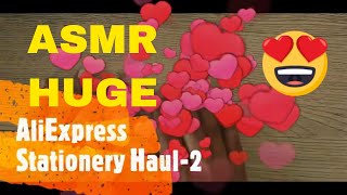 Massive AliExpress Stationery HaulStickers Part2 Asmr [upl. by Sierra]