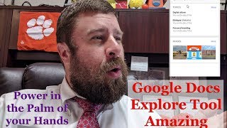 Using the Explore Tool in Google Docs  Oct 2018 [upl. by Giliana]