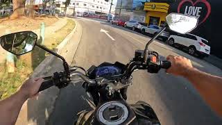 Haojue dr 160 2025 Test ride primeiras impressões [upl. by Oicaroh]