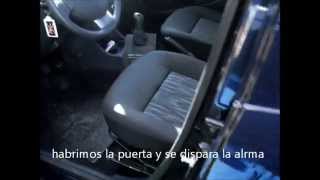 alarma y cierre en renault sandero [upl. by Ingaberg]