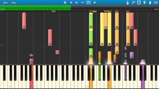 ALF  TV Series  Theme Song  Synthesia Cover  Piano Tutorial [upl. by Eiramnerual]