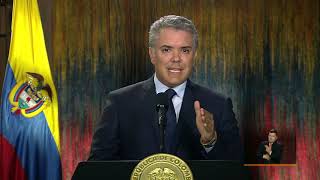 Alocución del Presidente de la República Iván Duque Márquez  18 de enero de 2019 [upl. by Enerod]