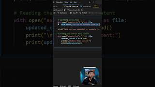 Master Appending Files in Python Fast shorts python tips [upl. by Najar968]