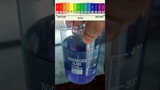 Universal indicator in sodium hydroxide [upl. by Aramit]