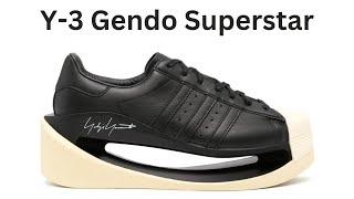 Adidas Y3 Gendo Superstar  Review amp On Foot [upl. by Balkin]