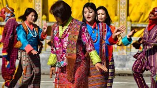 Traditional Bhutanese Dance  Samdrup Jongkhar Tsechu  Bhutan [upl. by Lexa]