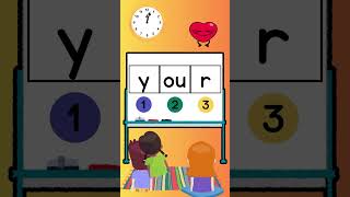 Teaching Heart Word YOUR UFLI Lesson 42 phonemicawareness sightwords teachsightwords [upl. by Norac]