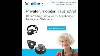 Senionex FLEX PRO Mobiler Senioren Notruf mit Sturzsensor GPS und Telefon [upl. by Esidnak]