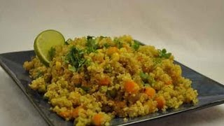 Quinoa Pulao Indian Recipe  Show Me The Curry [upl. by Labannah]