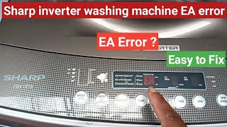 Sharp with inverter washing machine EA error code [upl. by Hamburger]