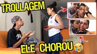 TROLLEI MEU NAMORADO TERMINANDO E ELE FOI SUPER FOFO ELE CHOROU ‹ Casal Jovem › [upl. by Tnairb]