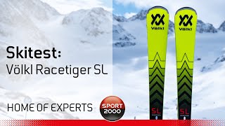 Völkl Racetiger SL  2023 Slalomcarver skitest [upl. by Bunns567]