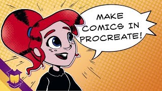 The FASTEST Process for Making COMICS in Procreate on the iPad [upl. by Aitsirk]