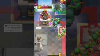 Can goblin Team 3 crown 👻👑 shortvideos clashroyale viralgaming supercell shorts [upl. by Marni]