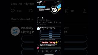 Pandas Airdrop Listing Price 🌟 Pandas Airdrop New Update Pandas Airdrop listing Exchange [upl. by Naj]
