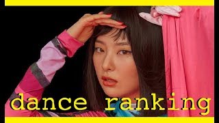 RED VELVET Dance Ranking ranked by a dancer OUTDATED [upl. by Eelanaj]