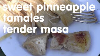 How to Make Sweet Pineapple Tamales [upl. by Hgielra]