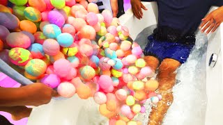 EXTREME 1000 BATH BOMBS CHALLENGE [upl. by Reidar587]