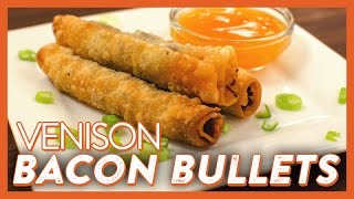 Ground Venison Bacon Bullets  Legendary Recipe [upl. by Maison137]