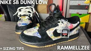 Nike SB Dunk Low Rammellzee On Feet Review [upl. by Clotilda]