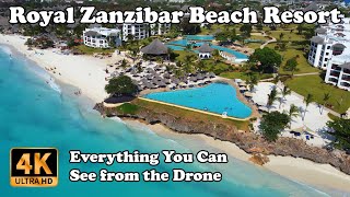 Royal Zanzibar Beach Resort from Drone in 4K [upl. by Enaamuj]