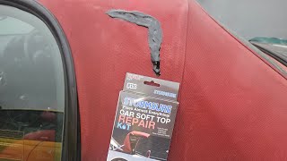 2zz Mr2 soft top repair using Storm force repair kit [upl. by Nart]