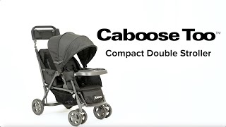 Caboose Too Compact Double Stroller  Features [upl. by Ornie849]