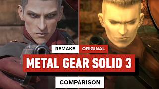 Metal Gear Solid Delta  SideBySide Graphics Comparison [upl. by Elbas]