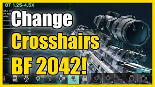 How to Change Crosshairs Color in Battlefield 2042 Fast Tutorial [upl. by Nohshan]