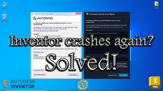 Solved  My Autodesk Inventor keeps crashing how to fix [upl. by Alliw]