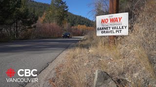 Gravel pit mining operation sparks anger in BC community [upl. by Flaherty]