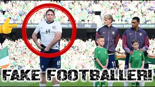 Fake Football Player  England vs Ireland Pitch invader [upl. by Ennoryt783]