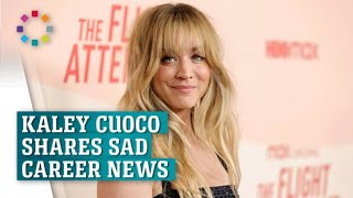 Kaley Cuoco announces her show has been cancelled after two seasons [upl. by Teews]