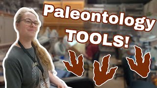 What tools do paleontologists use dinosaur museum paleo [upl. by Nosyarg248]