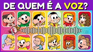 DE QUEM É A VOZ TURMA DA MÔNICA  Adivinhe o Personagem Pela Voz  Planeta Quiz [upl. by Amice]