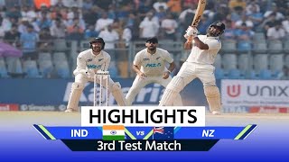 India vs New Zealand 3rd Test Wankhede Test  IND v NZ Team India  Rishabh Pant  Full Highlights [upl. by Sanfred]