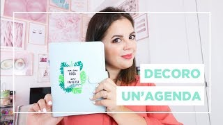 DECORO UNAGENDA A5 in stile tropicale e chic e ve la regalo DOWNLOAD GRATIS  CREAMYDIY [upl. by Huxley]