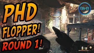 quotBURIEDquot Zombies  quotPHD FLOPPERquot Perma Perk ROUND 1 Tutorial  Black Ops 2 Vengeance DLC [upl. by Hsima]