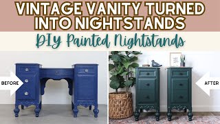 Vintage Vanity Turned Into Nightstands [upl. by Chandler]