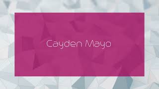 Cayden Mayo  appearance [upl. by Myrtle]