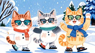 Happy Day Lofi 🌟 1 Hr Songs 🏵️ Snowy Vibes ✨ Cute amp Relaxing Music ☀️ Make Your Day Better [upl. by Lewis]