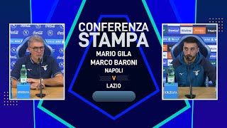 Conferenza stampa di Marco Baroni e Gila dopo NapoliLazio 08122024 [upl. by Kotto]