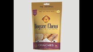 Dogsee Chew Crunchies Crunchy and tasty treat for dogs 100 Natural Gluten Free [upl. by Ragen234]