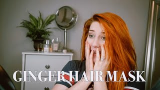 FIRST IMPRESSIONS ON OVERTONE GINGER COLORING CONDITIONER  I AM SHOCKED [upl. by Nawad27]